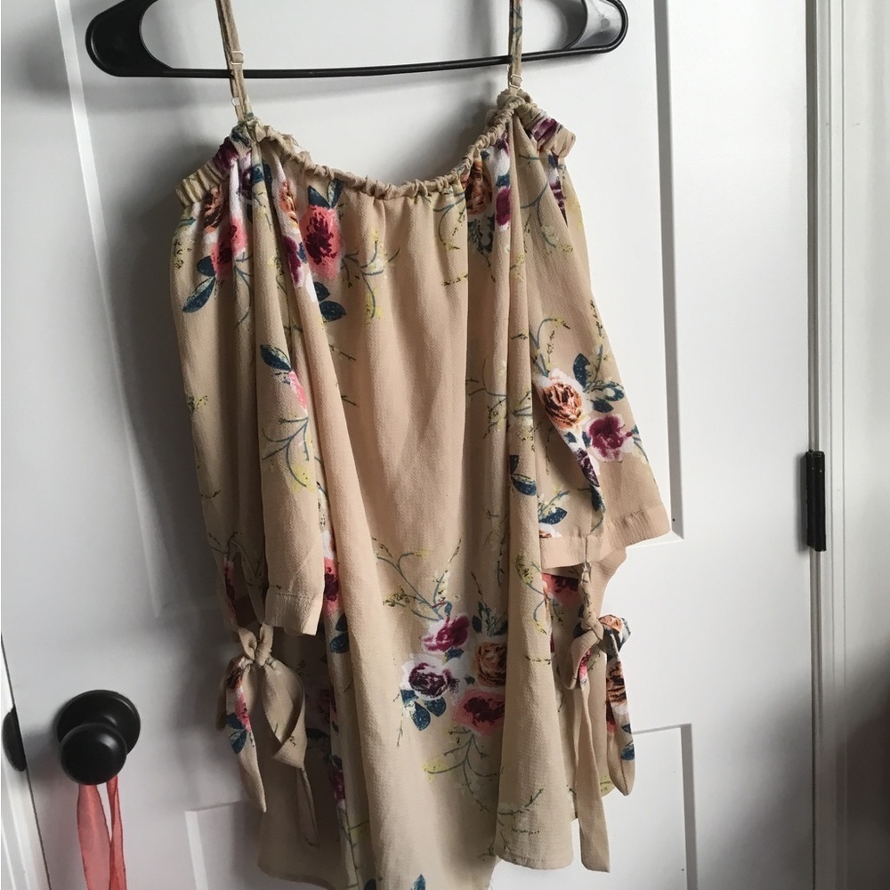 Rosegal Multicolor Floral Top Size 18